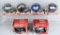 6 HOF signed mini-helmets, JSA