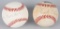 Negro League signed baseballs Leonard & O'Neil JSA