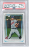 Francisco Lindor 2011 Bowman Draft Rookie PSA 9