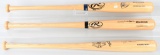 3 signed MLB Bats Olivia, Green & Choo JSA