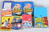 7- Vintage oddball baseball wax boxes