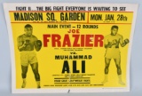 1974 FRAZIER & ALI FIGHT BOXING POSTER