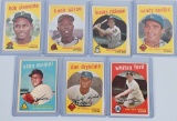 1959 Topps Clemente, Aaron, Kouax, & more