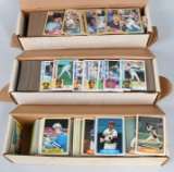 1982, 1984, & 1987 BASEBALL CARD SETS