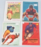 4 vintage football programs