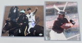 Tony Gwynn and Wade Boggs color signed 8X10 SGC