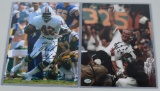 Shula and Warfield Miami Dolphins signed group