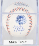 MIKE TROUT SIGNED ALL-STAR BASEBALL w/ CERT