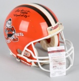 Ozzie Newsome Cleveland Browns Elf signed Helmet