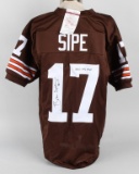 Brian Sipe signed Cleveland Browns jersey JSA