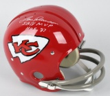 Len Dawson Kansas City Chiefs signed Helmet