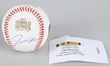 Jose Ramirez signed World Series baseball CERT