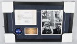 John Glenn signed letter framed JSA