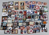 70 cards autographed, jersey , patch , bat cards