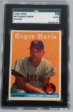 1953 TOPPS #47 ROGER MARIS BASEBALL CARD SGC 50