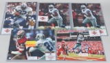 5- FOOTBALL SIGNED 11X14 ACTION PHOTOS