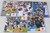 5- FOOTBALL SIGNED 11X14 ACTION PHOTOS