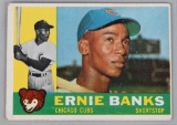 1960 TOPPS #10 ERNIE BANKS BASEBALL CARD