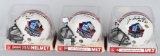 HOF mini-helmets: Donovan, Delamellieure, Matson