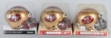 49ers mini-helmets: Young, Mcelhenny, Perry