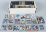 Baseball shoebox of 800 '70s - '90s: inserts, more