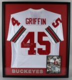 Archie Griffin signed & framed jersey