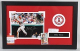 MIKE TROUT SIGNED FRAMED PHOTO