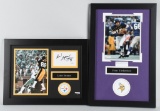 TARKENTON & SWANN SIGNED FRAMED SIGNED PHOTOS