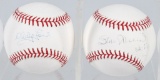 WHITEY FORD & STAN MUSIAL SIGNED BASEBALLS w/CERTS