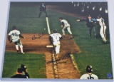 BUCKNER & WILSON SIGNED14X11 ACTION PHOTO