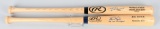 BRONSON ARROYO & MIGUEL MONTERO SIGNED BATS