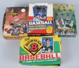 BASEBALL 86, 87, & 89 AND 92 HOCKEY WAX BOXES