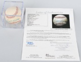 Ted Williams signed baseball JSA