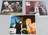 CYRUS, BEIBER, & JAY-Z SIGNED 8X10 PHOTOS