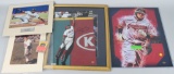 4- CLEVELAND INDIANS SIGNED PICTURES