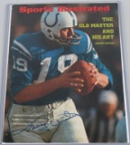 Johnny Unitas signed Sports Illustrated cover