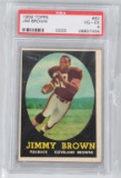 Jim Brown 1958 Topps Rookie PSA