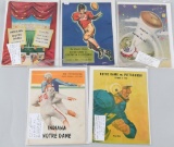 5- 40s-50s Notre Dame Programs Lot