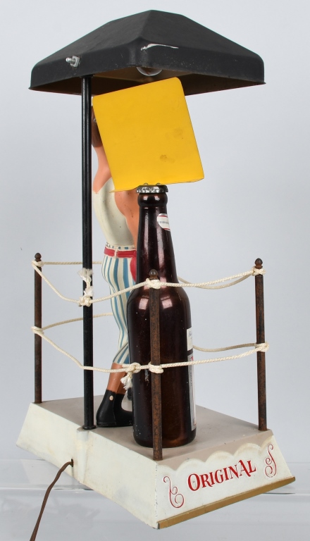 Pabst Blue Ribbon バーテンダー フィギュア PABST BLUE RIBBON BOXER ADVERTISING FIGURE | Proxibid
