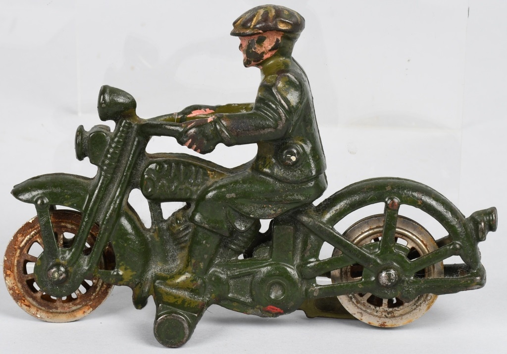 cast iron harley davidson motorcycle toy