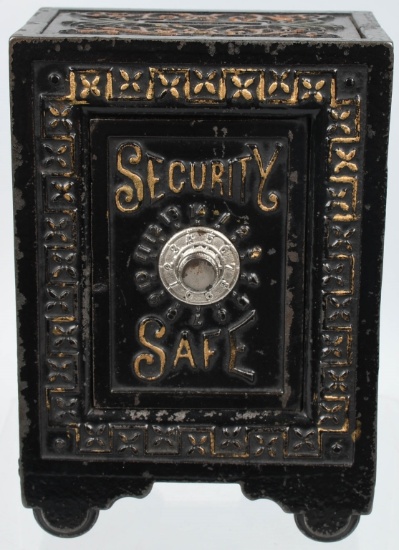 SECURITY SAFE cast iron BANK