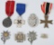 WWII LOT OF 8 NAZI GERMAN MEDALS AND BADGES