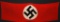 WWII NAZI GERMANY VEHICLE SINGLE SIDED FLAG