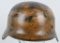 WWII M40 SINGLE DECAL TROPICAL CAMOUFLAGED HELMET