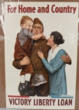 WWI FOR HOME AND COUNTRY POSTER