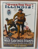 WWI OVER THE TOP ILLINOIS POSTER