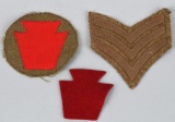 WWI US PATCHES, 28th INFANTRY DIVISION, SGT