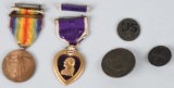 WW1 NAMED 3RD DIVISION PURPLE HEART GROUPING