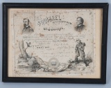 CW SEPTEMBER 1862 OHIO SQUIRREL HUNTER'S DISCHARGE