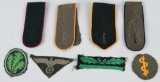 WWII NAZI GERMAN ARMY INSIGNIA LOT OF 8 PIECES